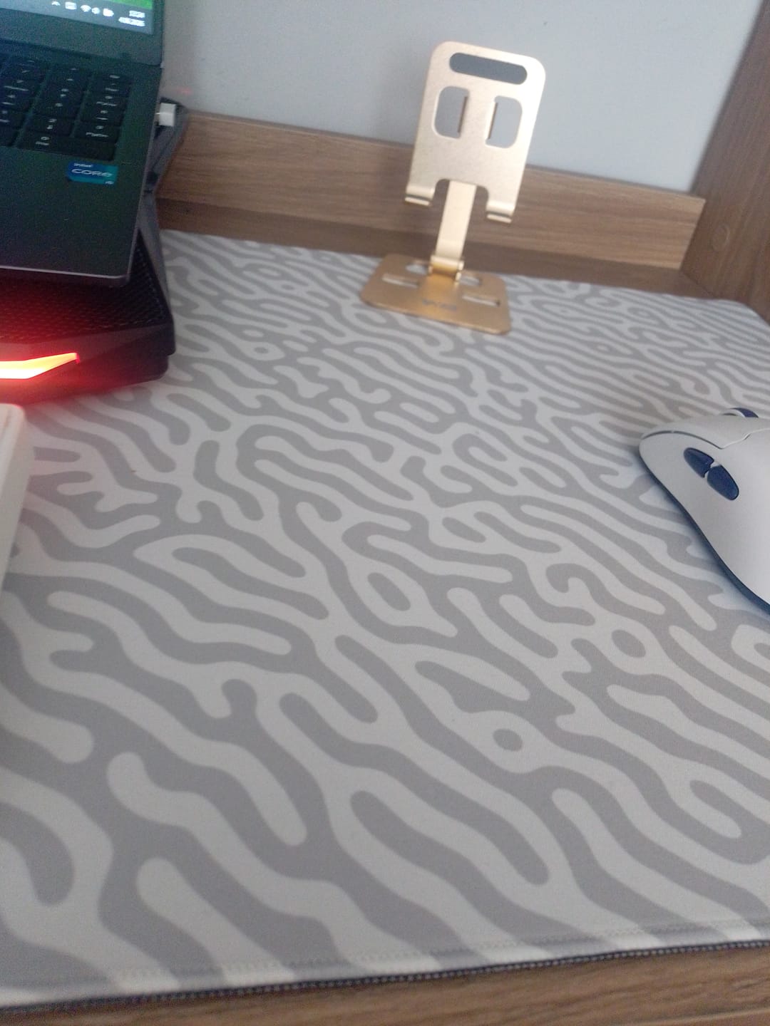 Customer photo review of Wraith Studio Jungle Maze Deskmat