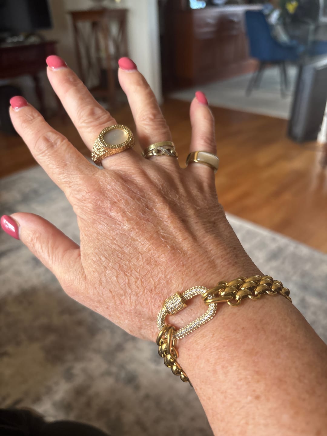Customer photo review of Golden Verge Bracelet