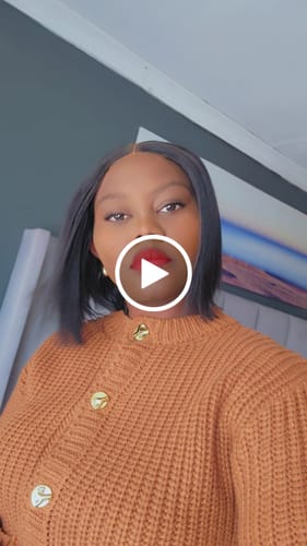 Customer video review of Budget Vietnamese Super Double Drawn Bone Straight 2x6 Closure 10" Natural Black Wig