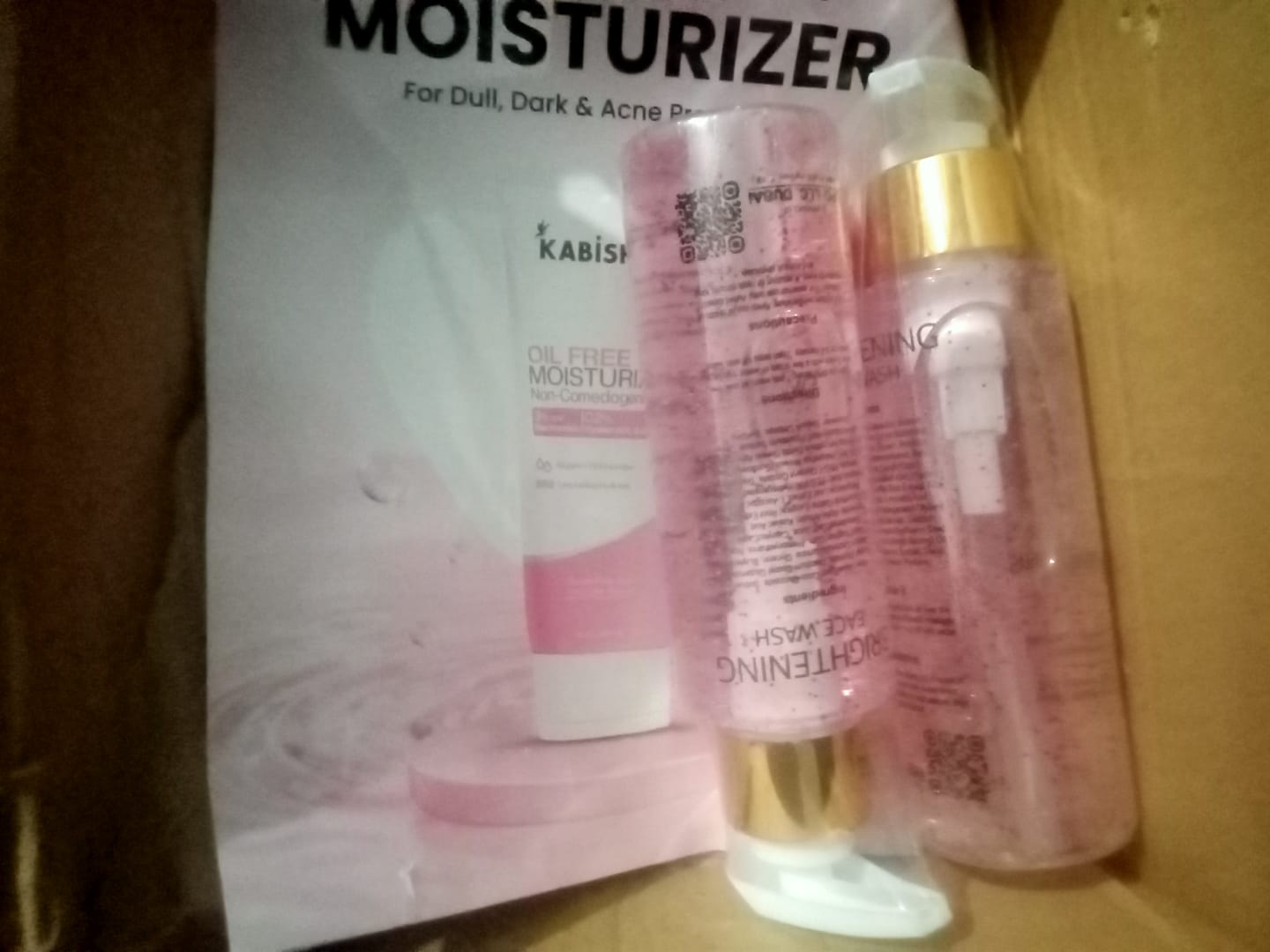 Customer photo review of DazzleSkin Body Hydrating Lotion Double Pack