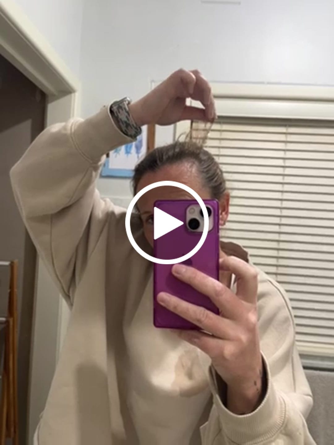 Customer video review of PEPTIDE-POWERED HAIR SERUM