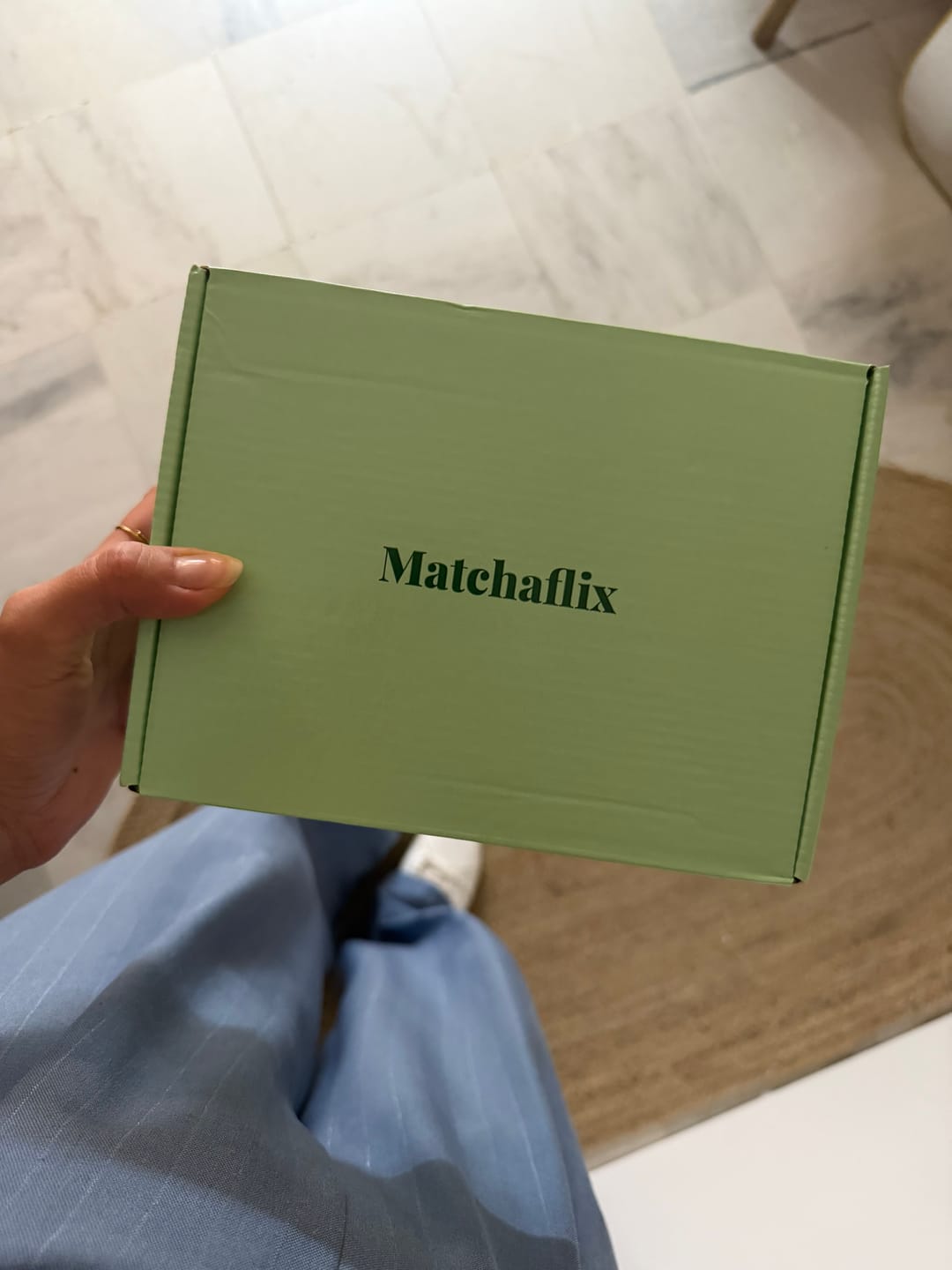 Customer photo review of Té Matcha Premium Fresa