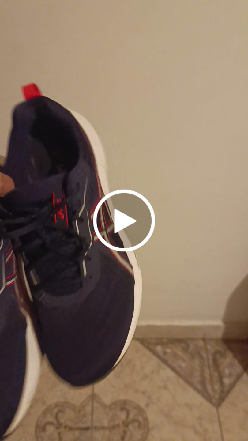 Customer video review of Asics Gel Contend 9 Hombre Midnight Flash Red