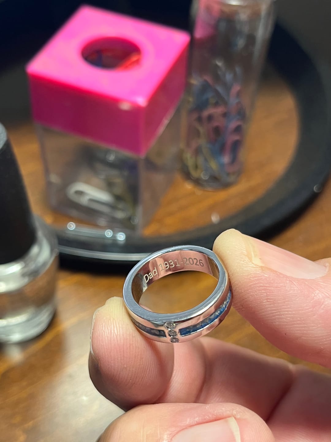 Customer photo review of Ring Engravement