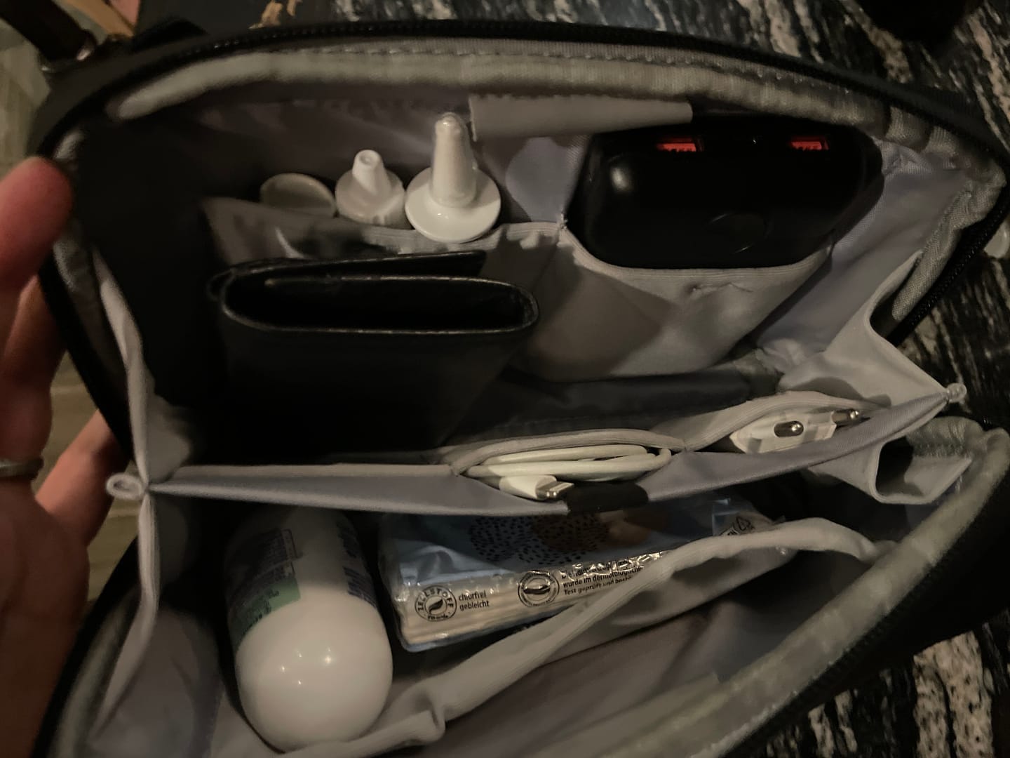 Customer photo review of Crossbody Organizer