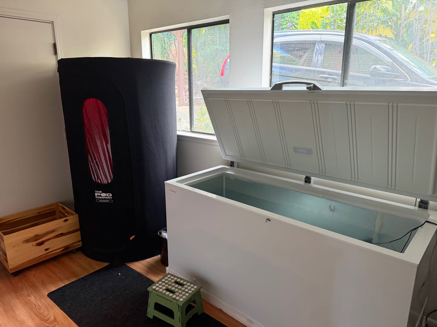 Customer photo review of The Sauna Pod 2.0