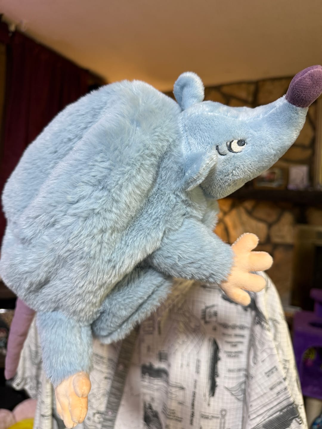 Customer photo review of Disney's A Goofy Movie "Lester's Possum Pal" – Plush Hat