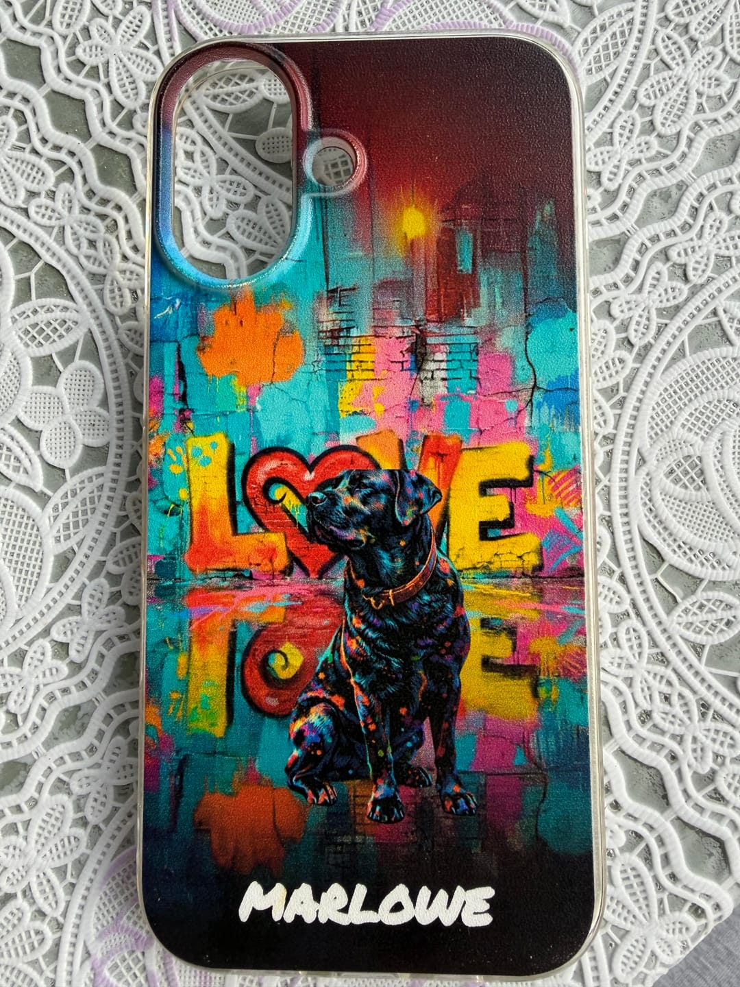 Customer photo review of Personalisierte Handyhülle - Streetart