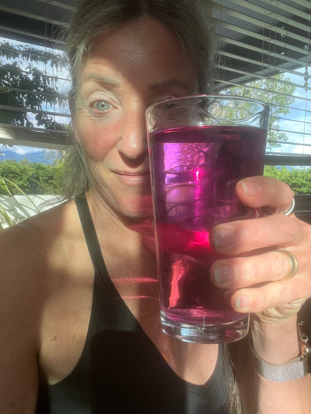 Customer photo review of Watermelon Electrolyte Hydration Powder - 90 Serving Canister