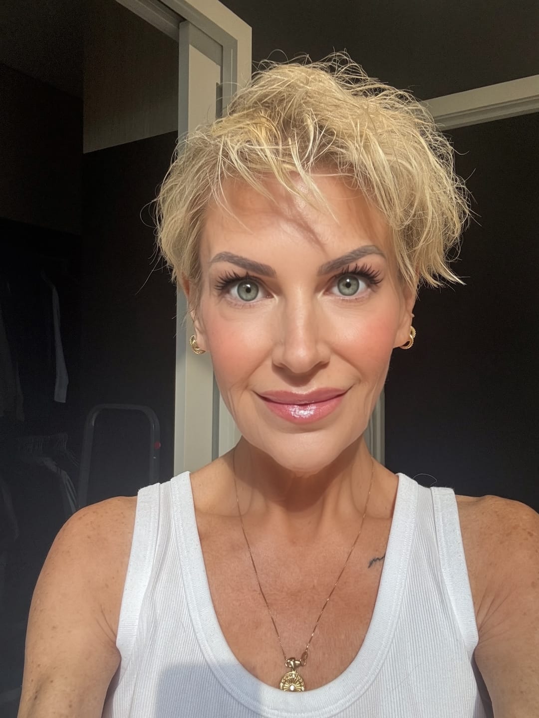 Customer photo review of NEW & IMPROVED LASH SERUM