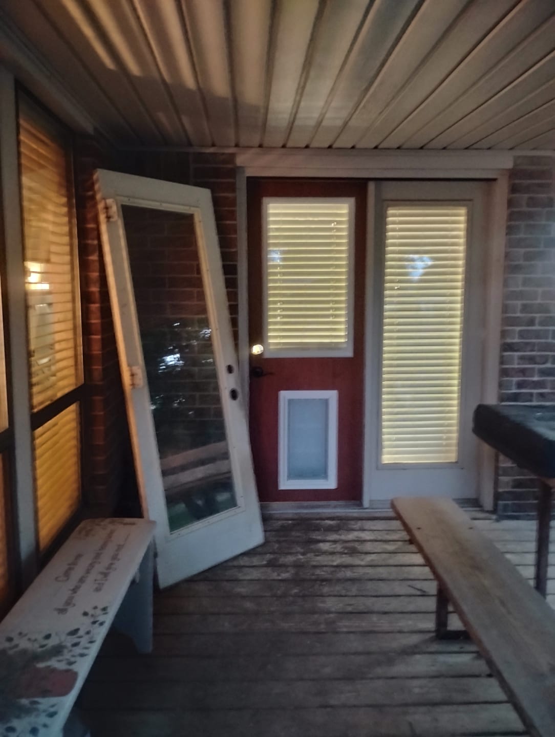 Customer photo review of Clear 1 Lite Glass and Frame Kit (Half Lite)