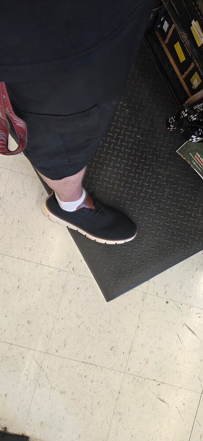 Customer photo review of Ultra Comfy - Healthy and Supportive Walking Shoes
