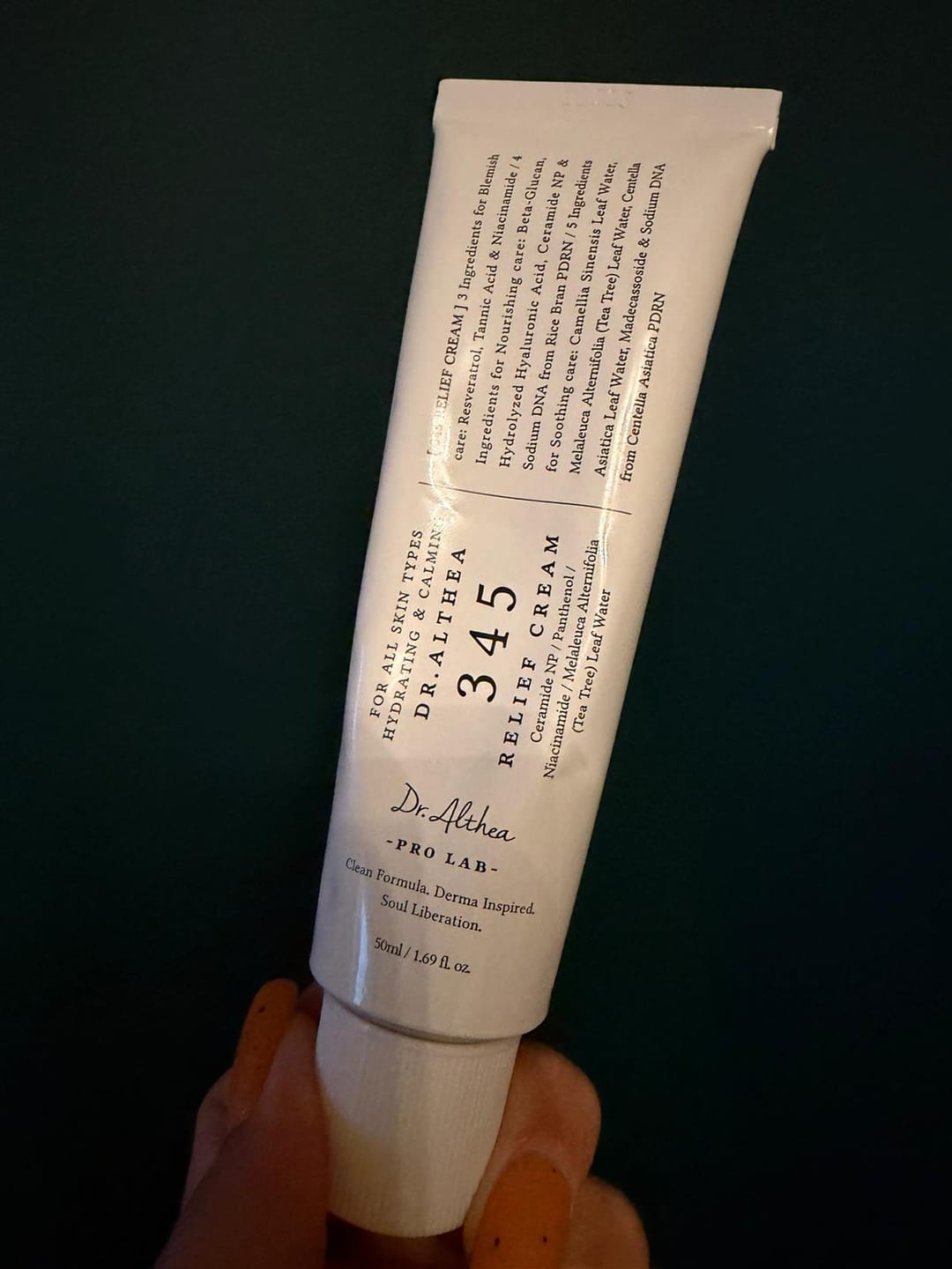 Customer photo review of Nomierinošs krēms ar resveratrolu Dr. Althea 345 Relief Cream