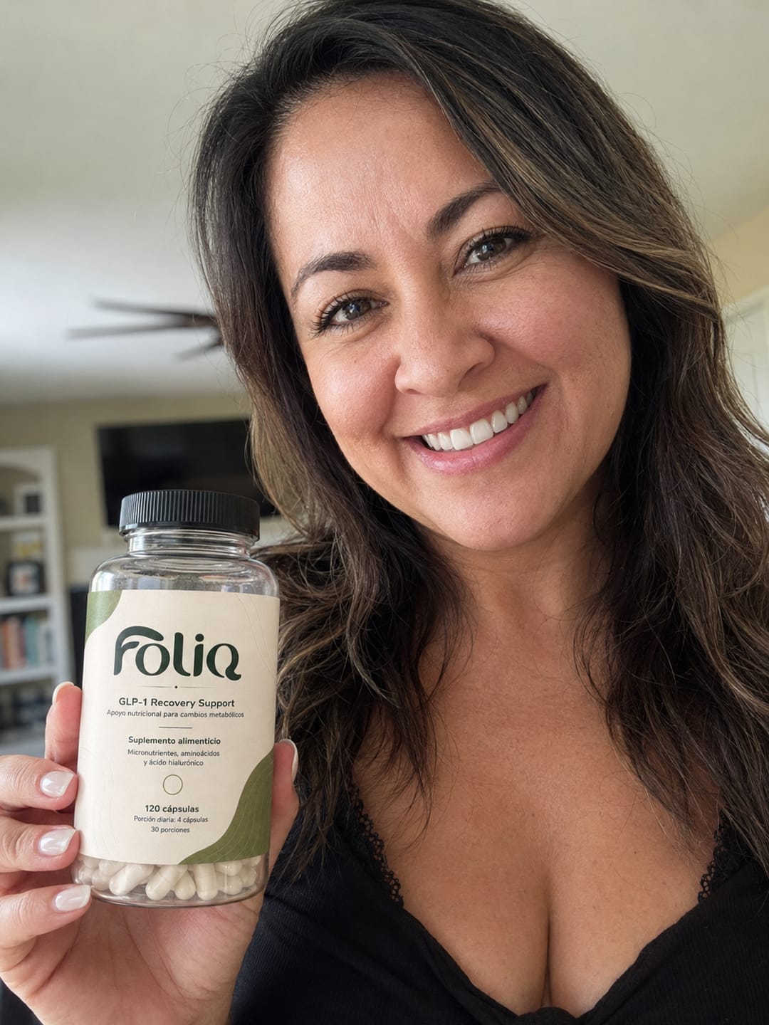 Customer photo review of FOLIQ® Recovery™ – Protocolo de Recuperación Capilar GLP-1