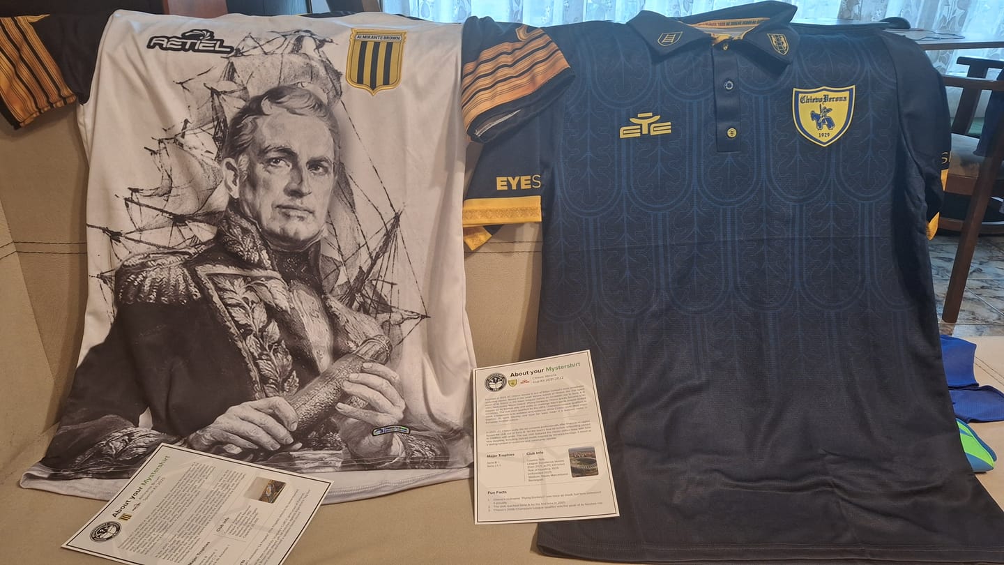 Customer photo review of Premium Football Shirt Mystery Box