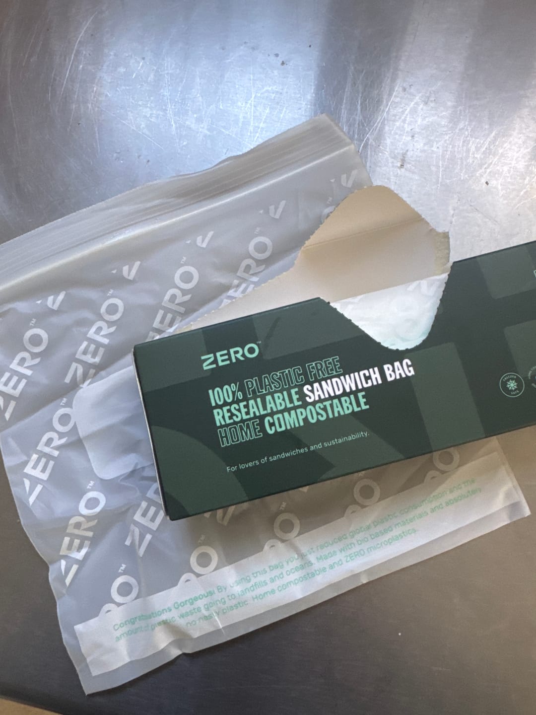 Customer photo review of Resealable Food Storage Bags