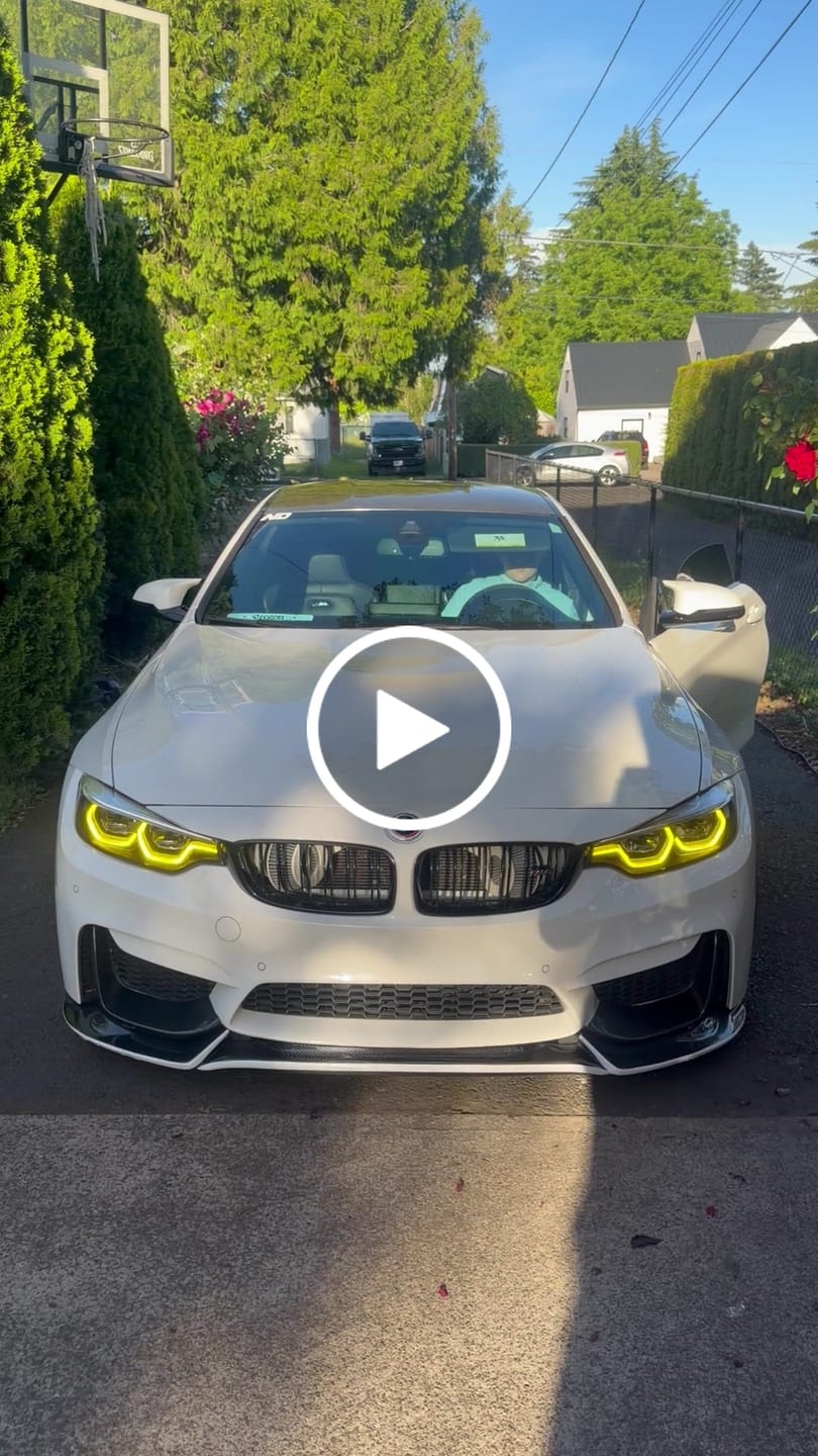 Customer video review of S55 M3/M4/M2C Norcal Dynamics Silicone Front Mount Intakes - F80/F82/F83/F87