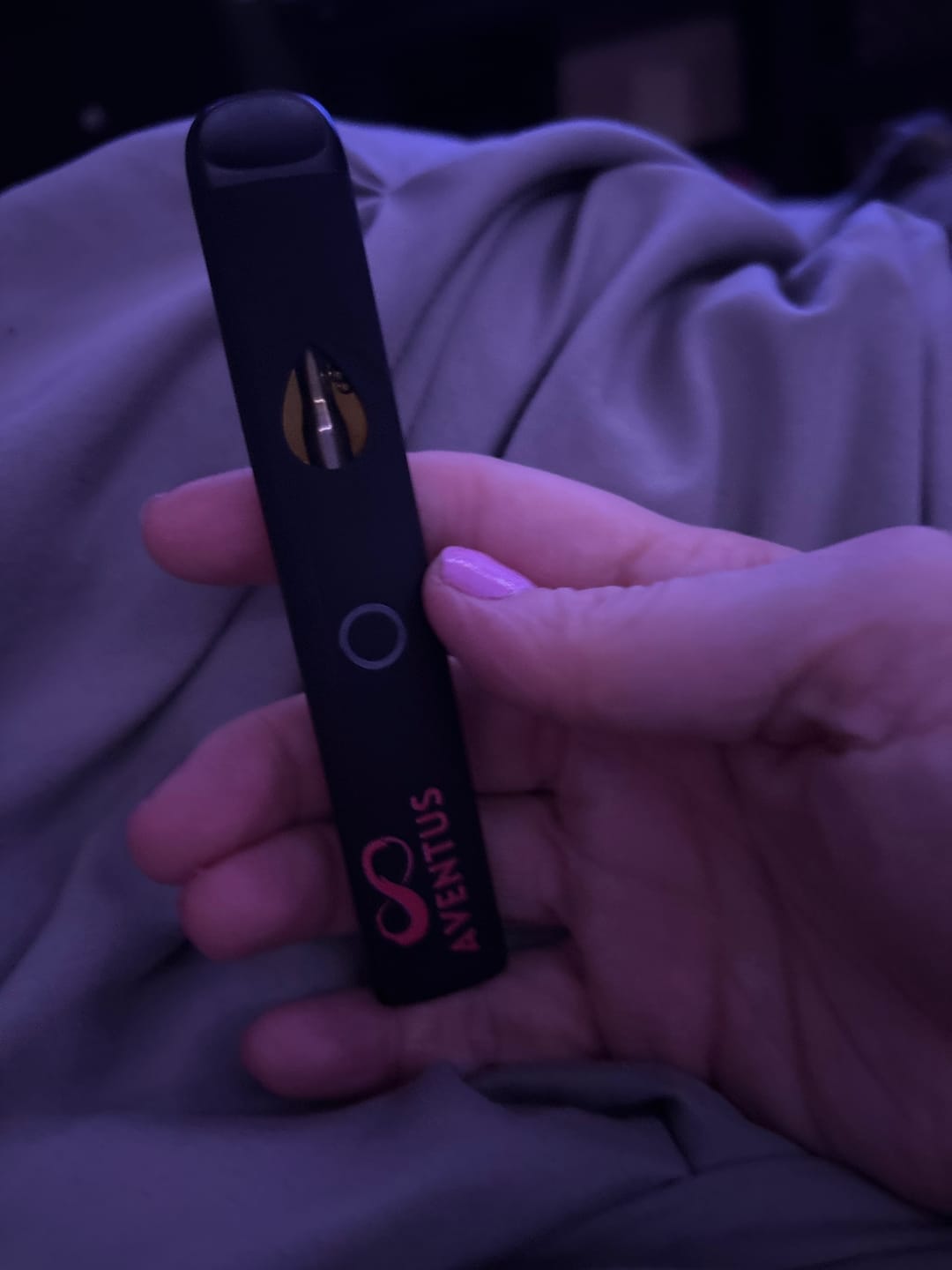 Customer photo review of Disposable Vape 2G Delta 9 Purple Punch Indica