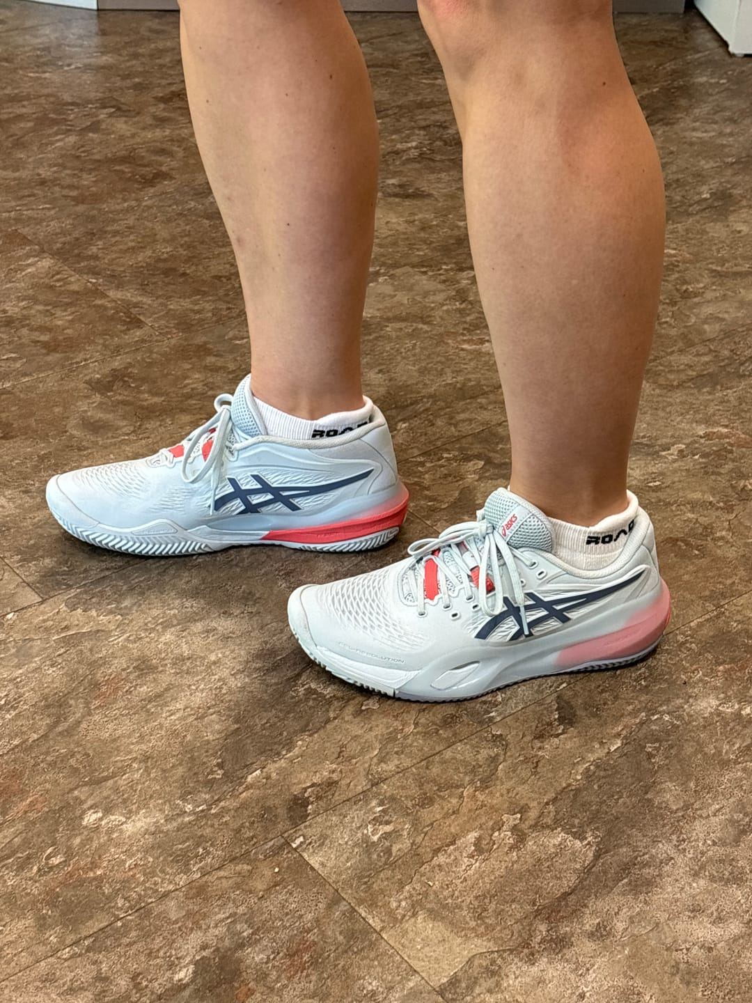 Customer photo review of Ankle Anti-Slip Tennis Socks - 1 Pair