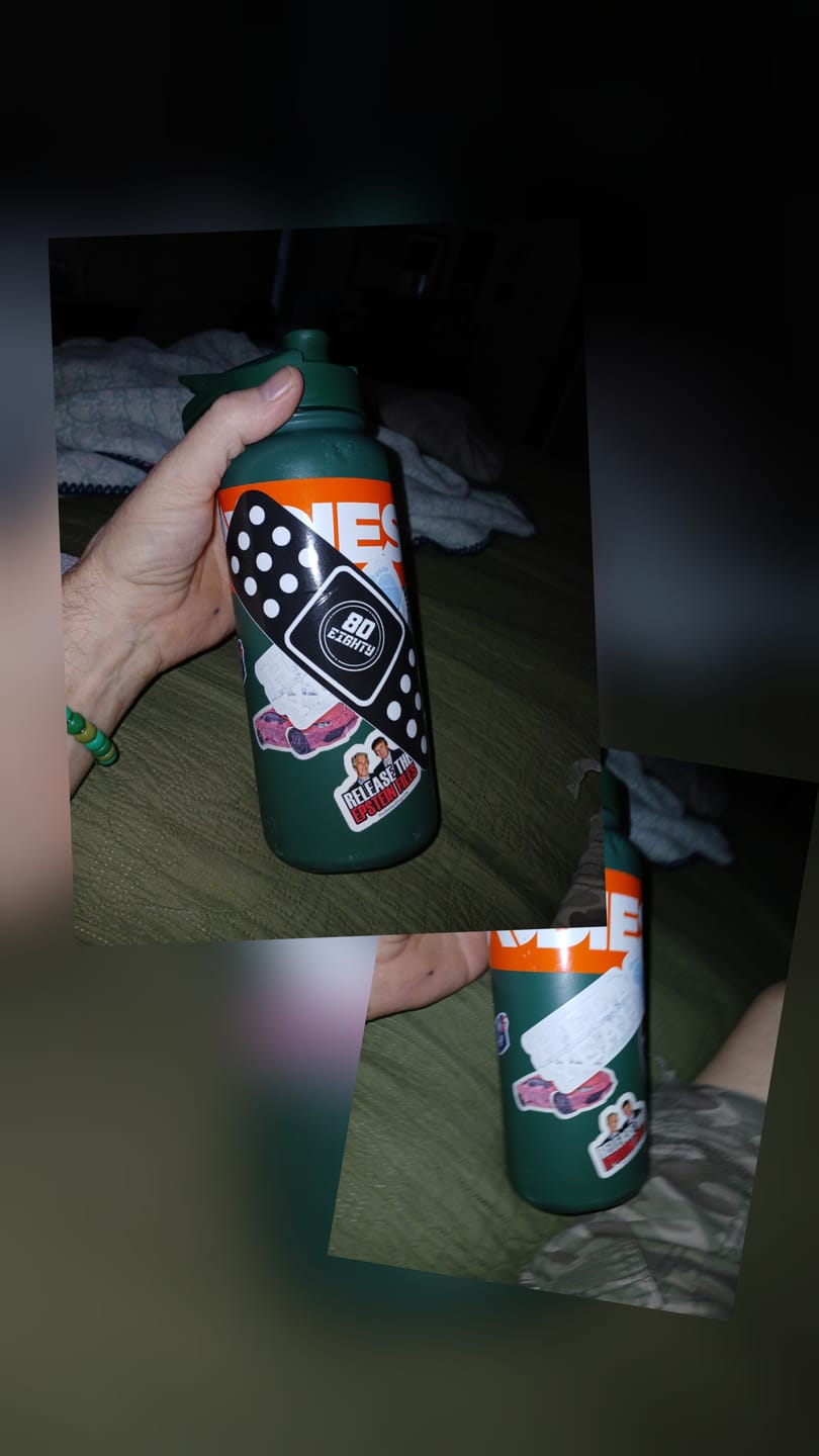 Customer photo review of 80Eighty® Bandaid Vinyl Sticker