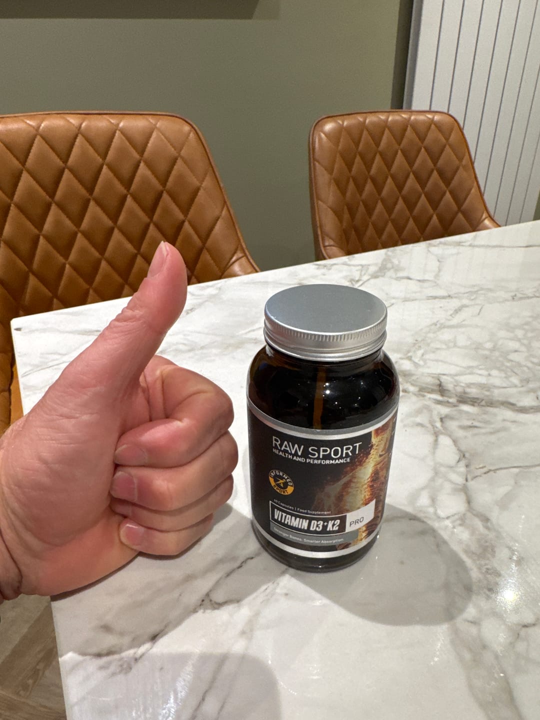 Customer photo review of Vitamin D3 + K2 Pro | Informed Sport