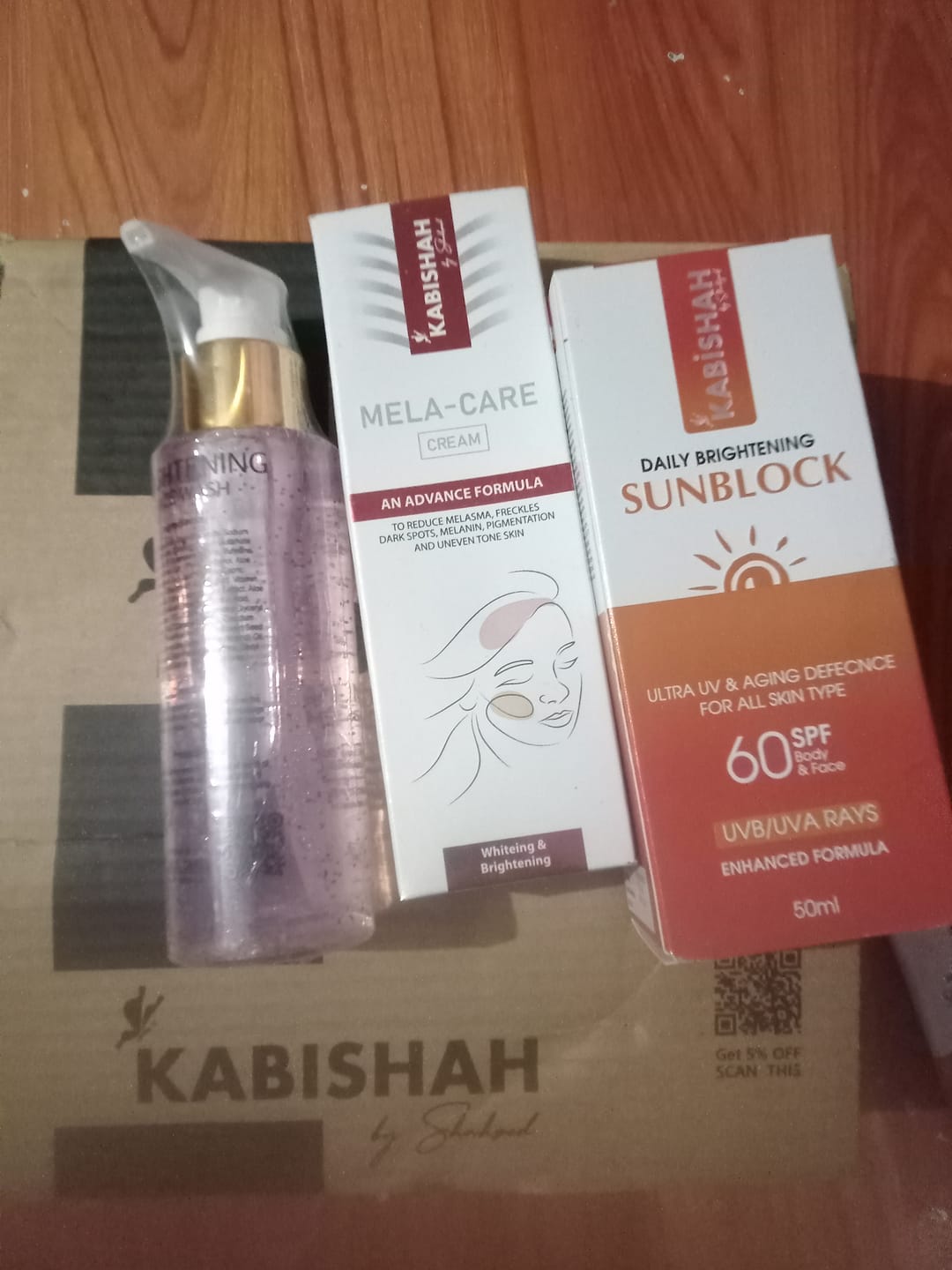 Customer photo review of Melasma Bundle - 24 Hours Protection