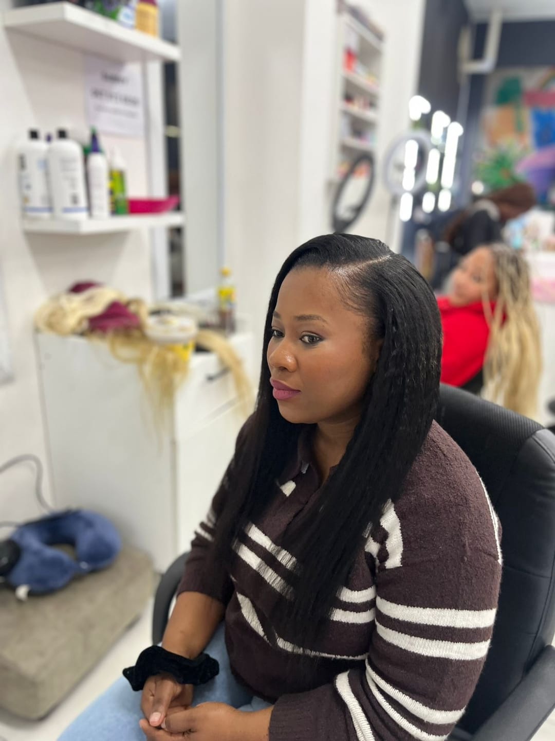 Customer photo review of Per Bundle : Kinky Straight Bundles