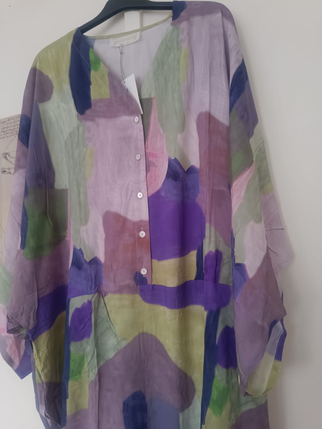 Customer photo review of Robe Agathe - Viscose Clairière nacrée