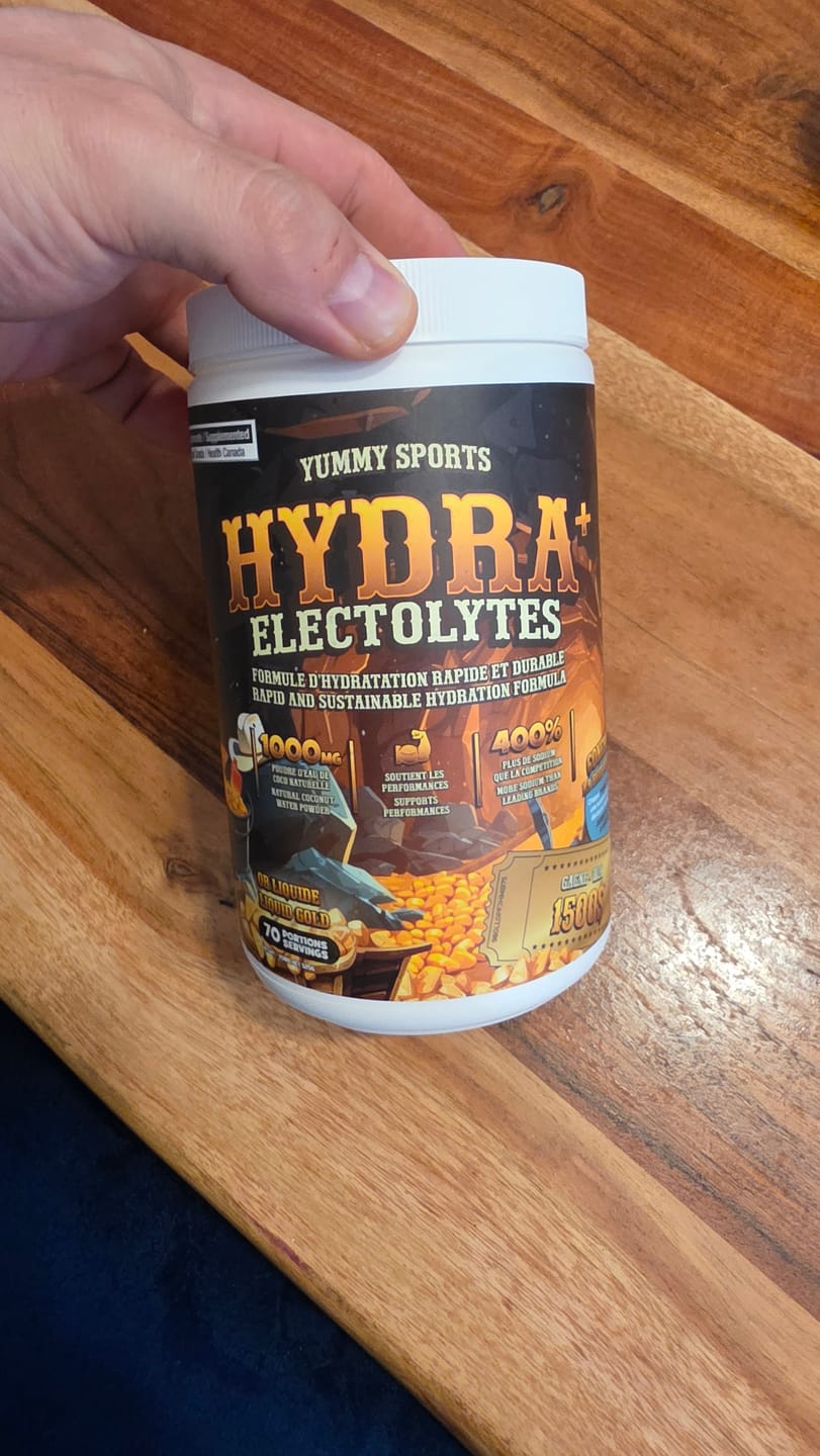 Customer photo review of Yummy Sports - Hydra + Électrolytes - 525g
