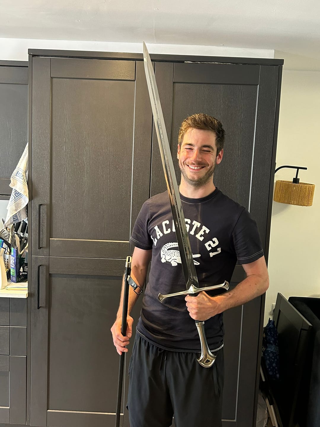 Customer photo review of The Lord Of The Rings - Deluxe Anduril With Display Plaque & Scabbard