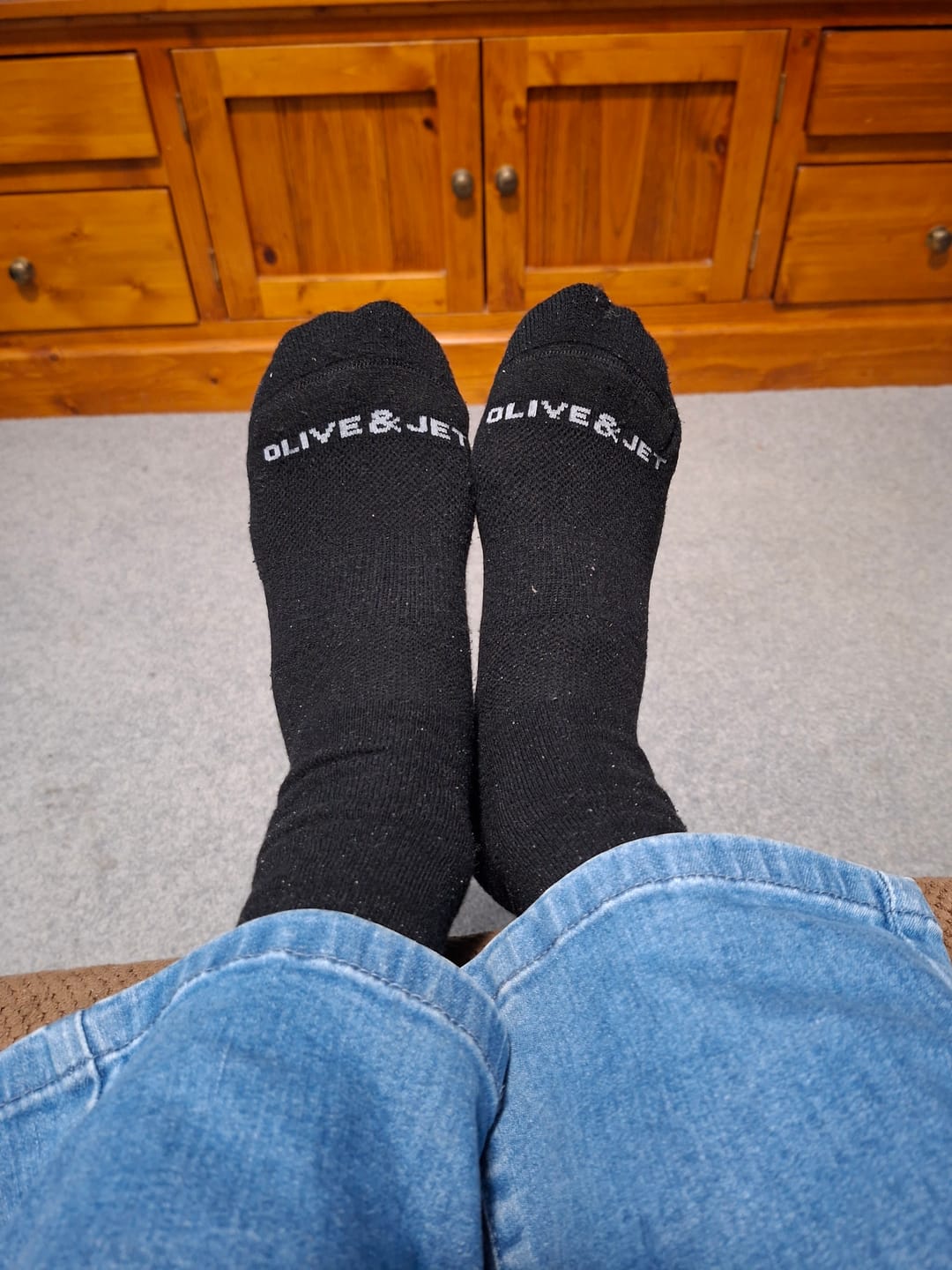 Customer photo review of Quarter Socks