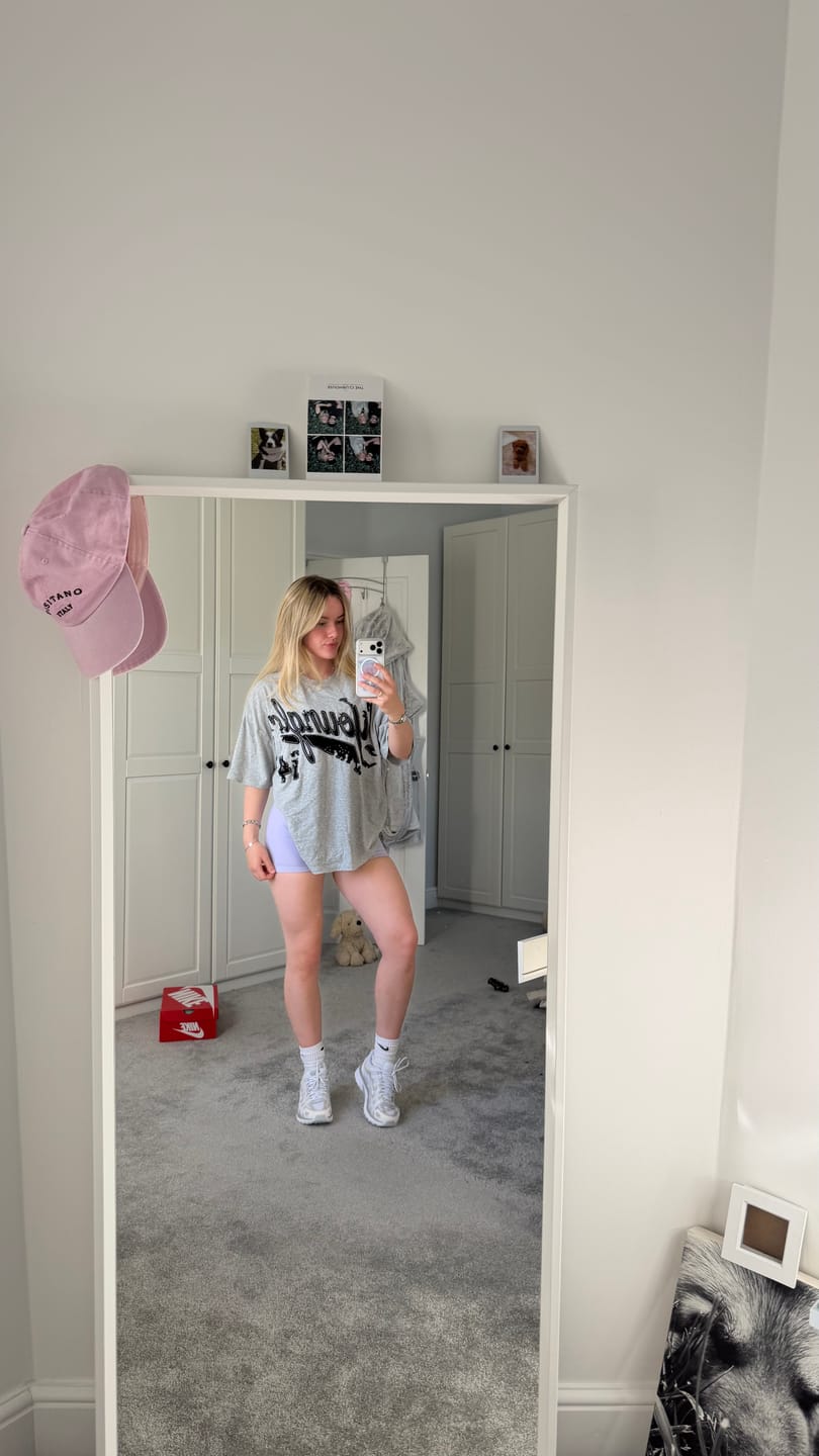 Customer photo review of 4182 - Distressed Script Tees