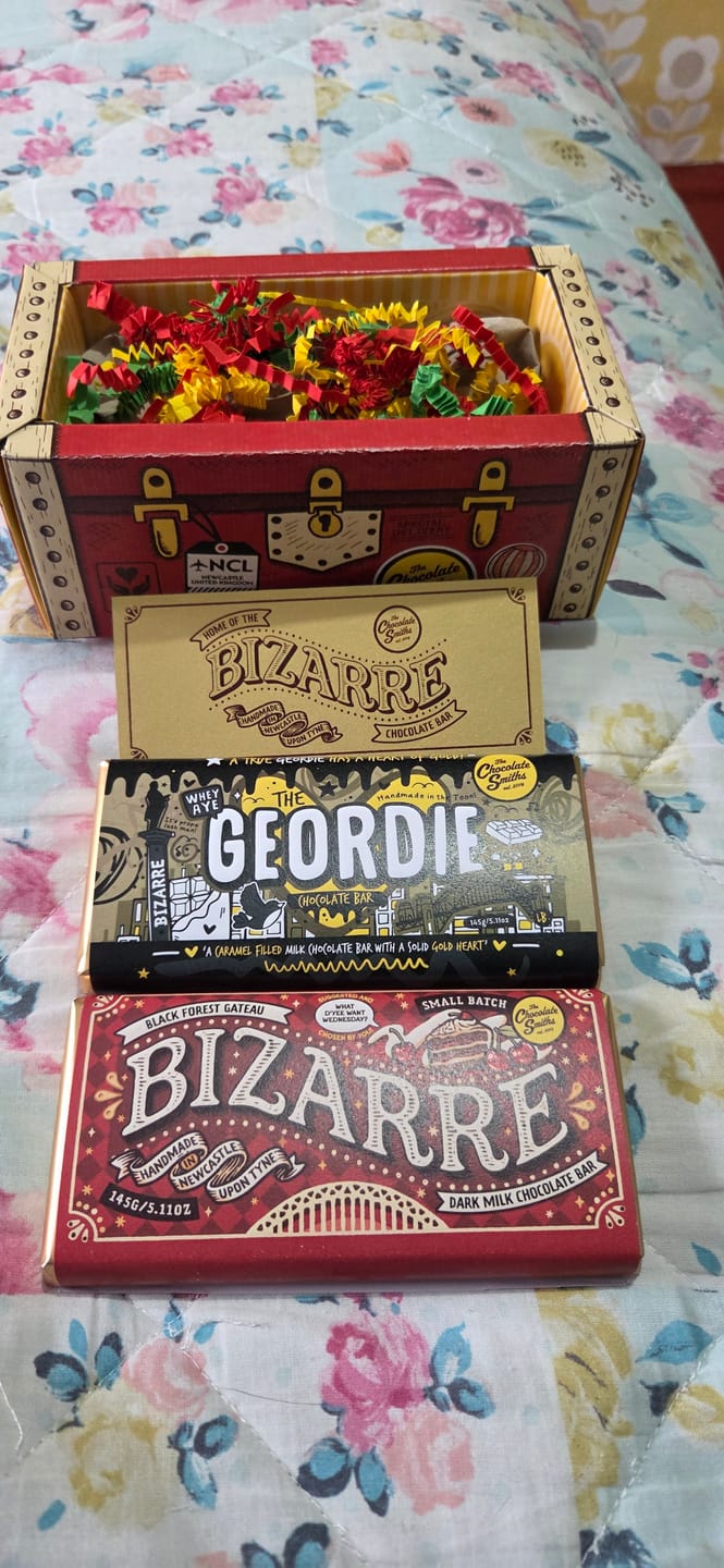Customer photo review of Black Forest Gateau inspired chocolate bar 145g