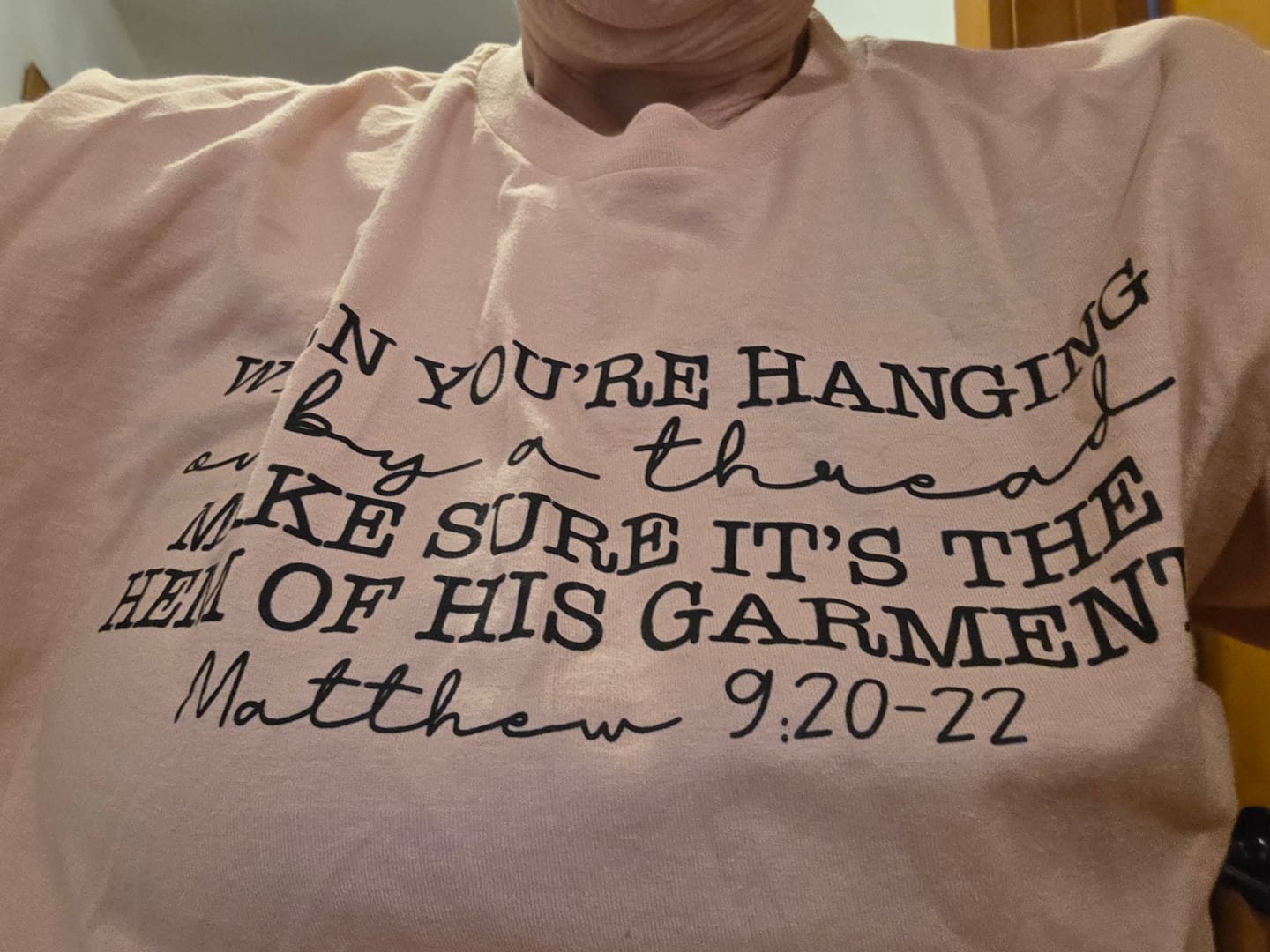 Customer photo review of Hem Of His Garment