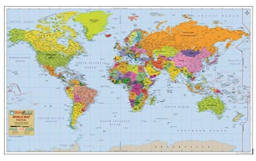 Customer photo review of World Map, Map Art