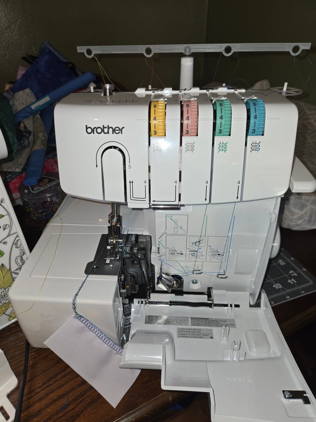Customer photo review of Brother 1034D Serger