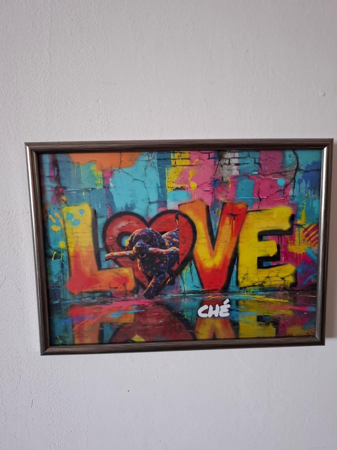 Customer photo review of Streetart - Gepersonaliseerde poster