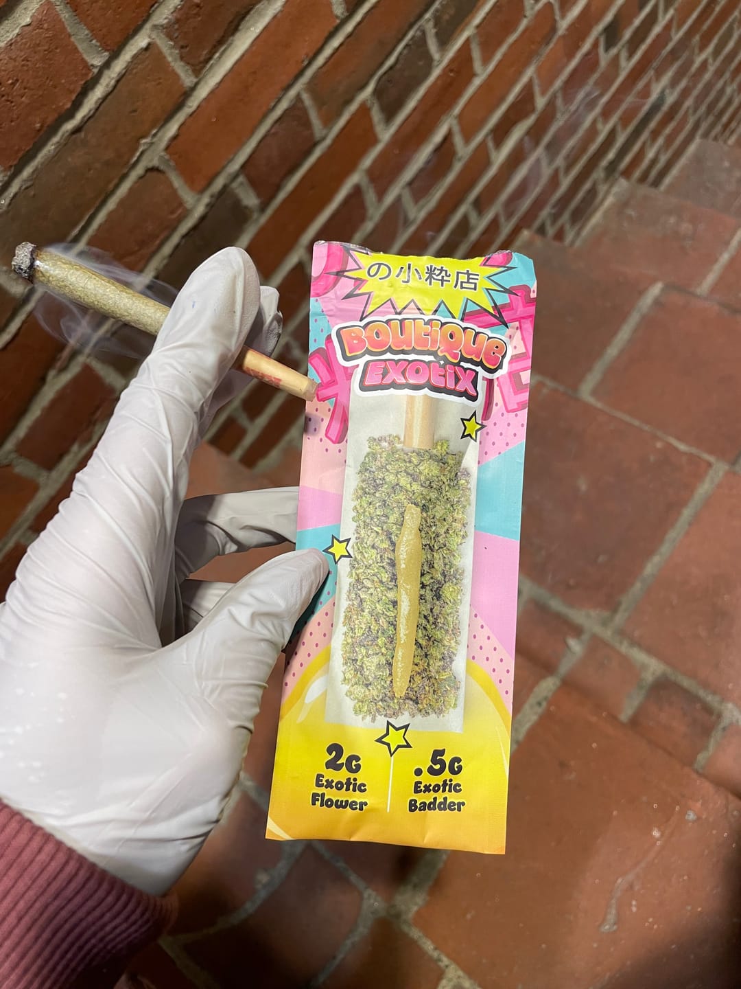Customer photo review of Boutique Exotics - Jelly Roll - 2.5G Pre-Roll
