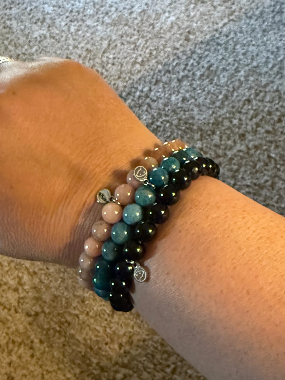 Customer photo review of Black Tourmaline Bracelet