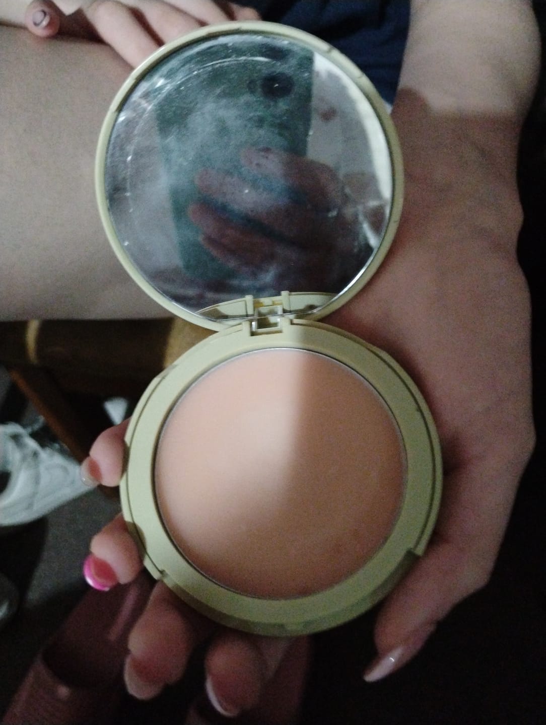 Customer photo review of POLVO EN GEL MATIFICANTE