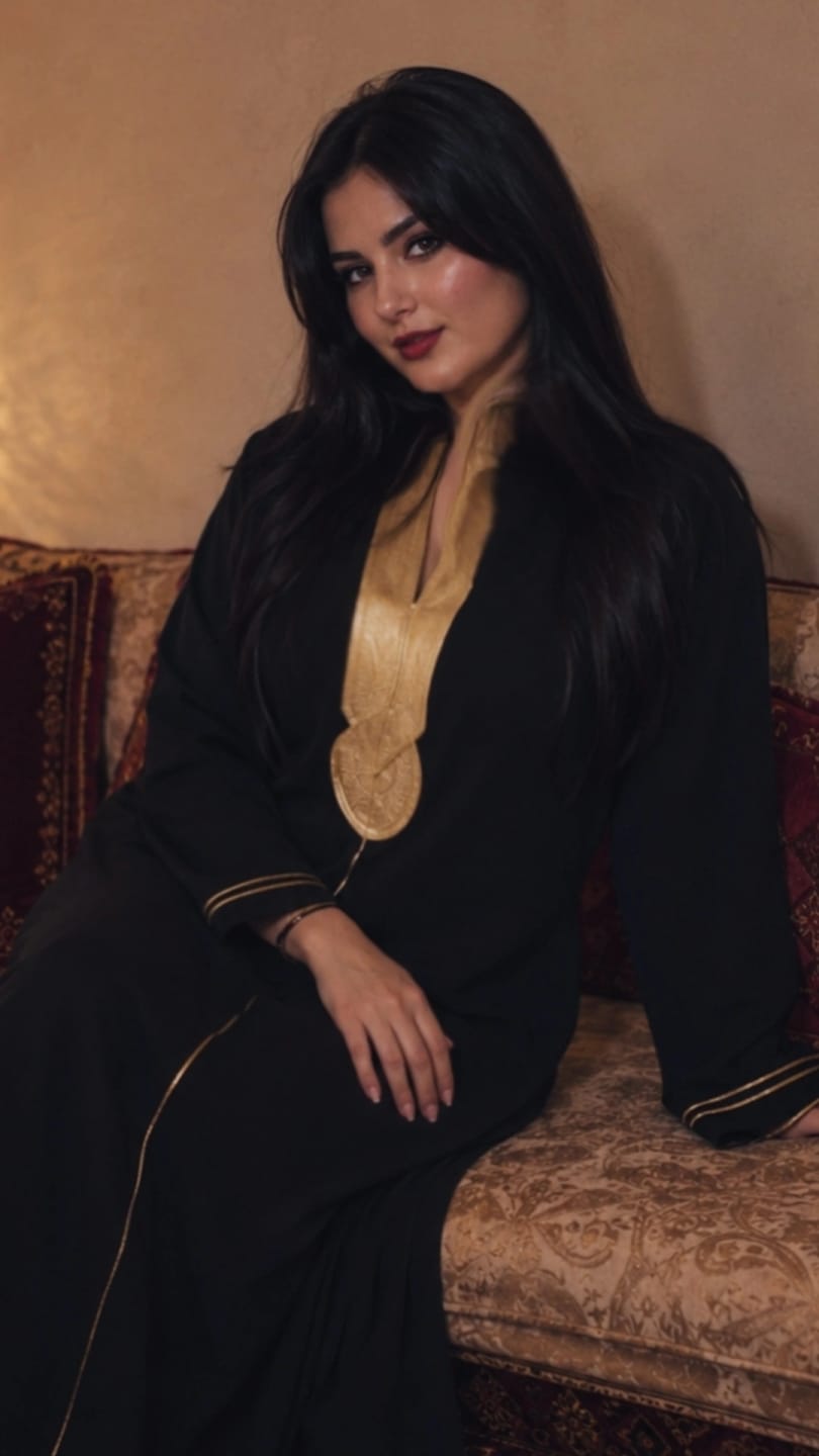Customer photo review of Zahra – Moroccan Cotton Caftan
