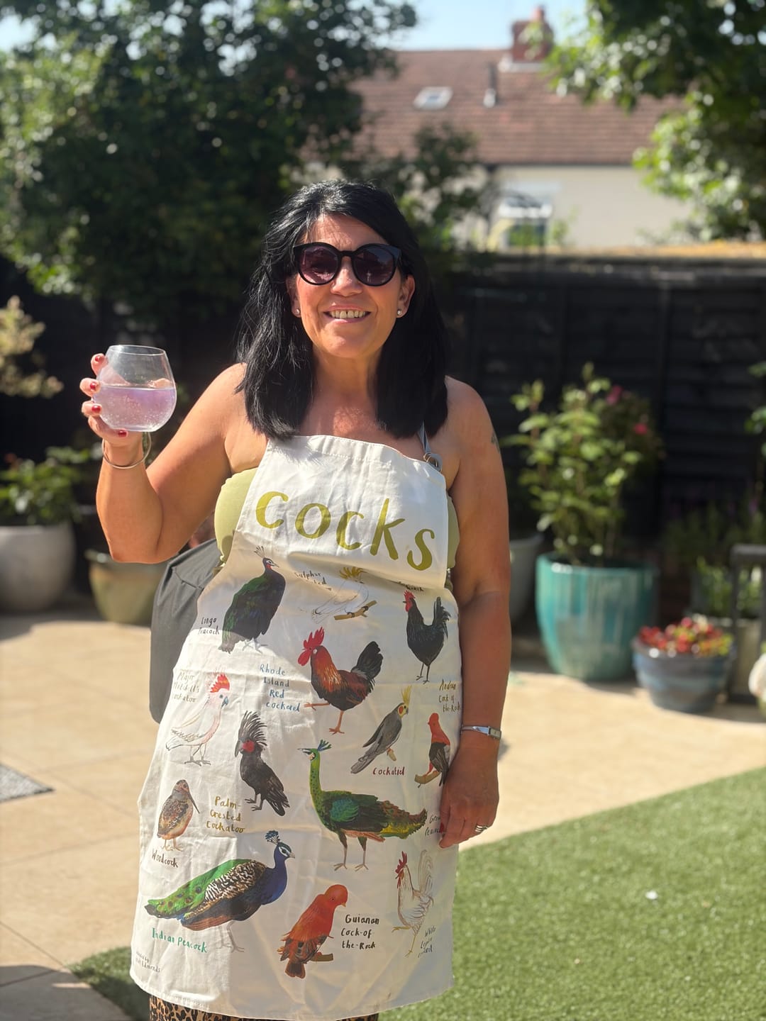 Customer photo review of Cocks Apron