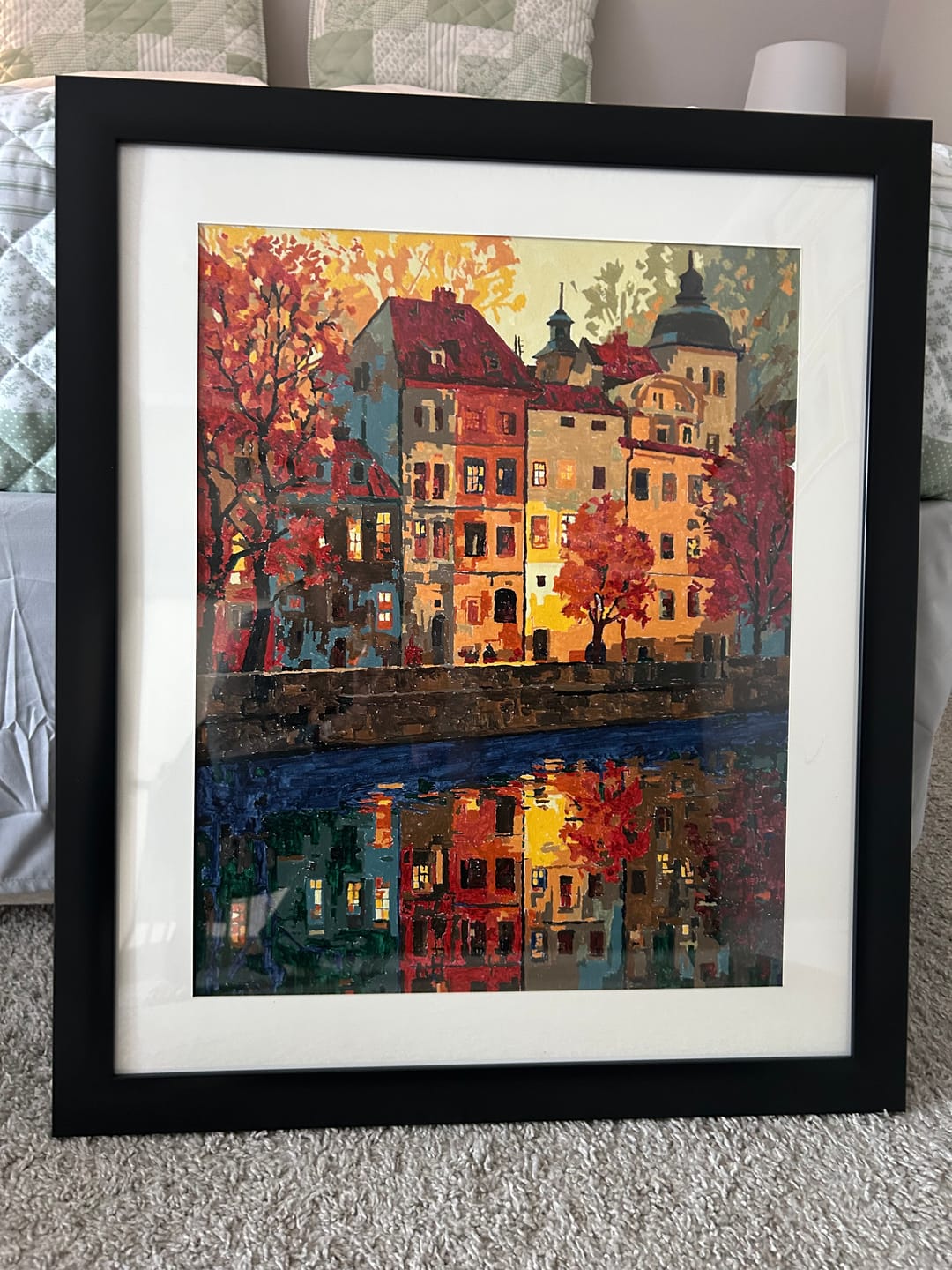 Customer photo review of Prague | Paint by Number
