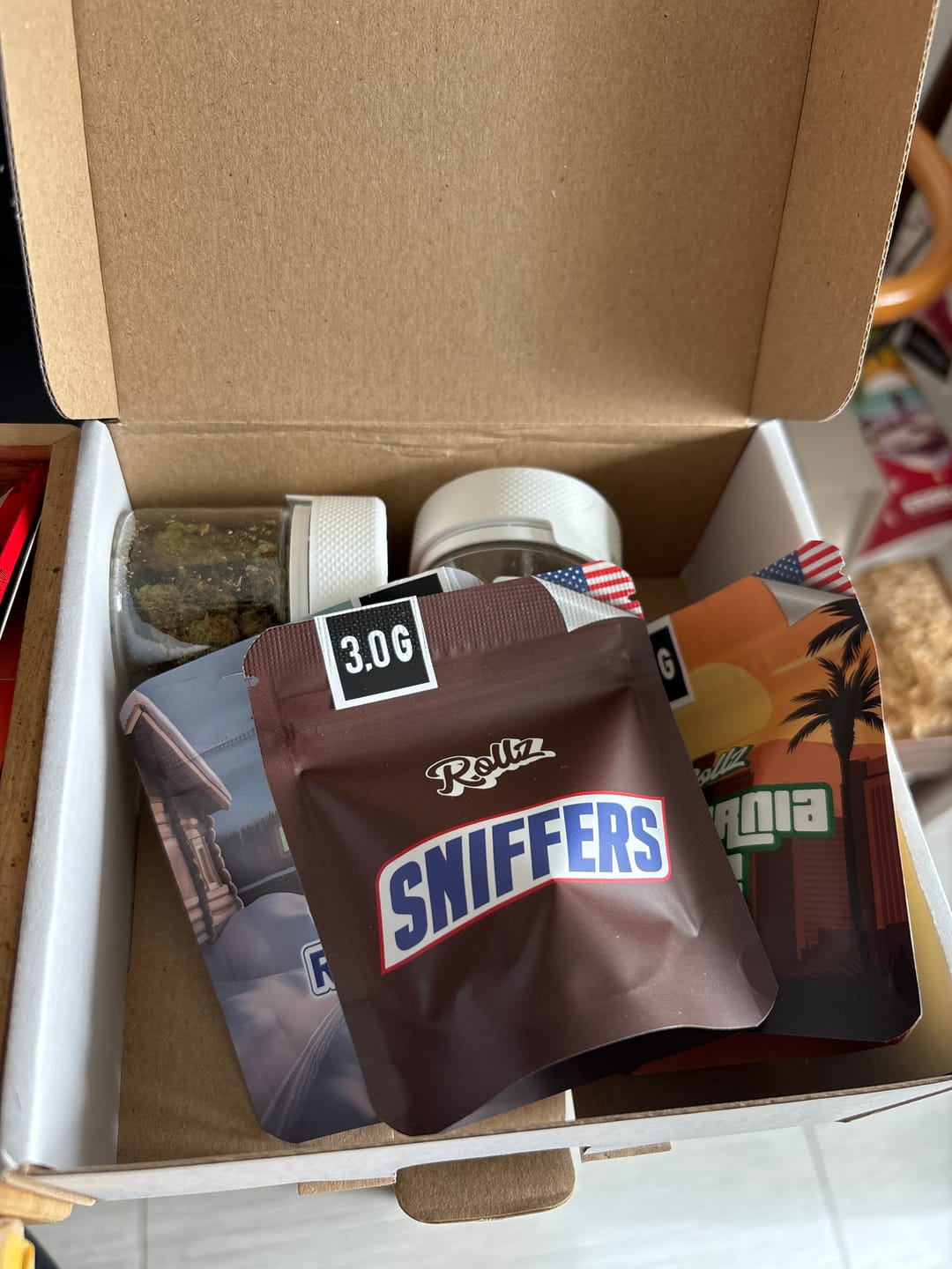 Customer photo review of First Taste Bundle - 5x 3g of our bestsellers