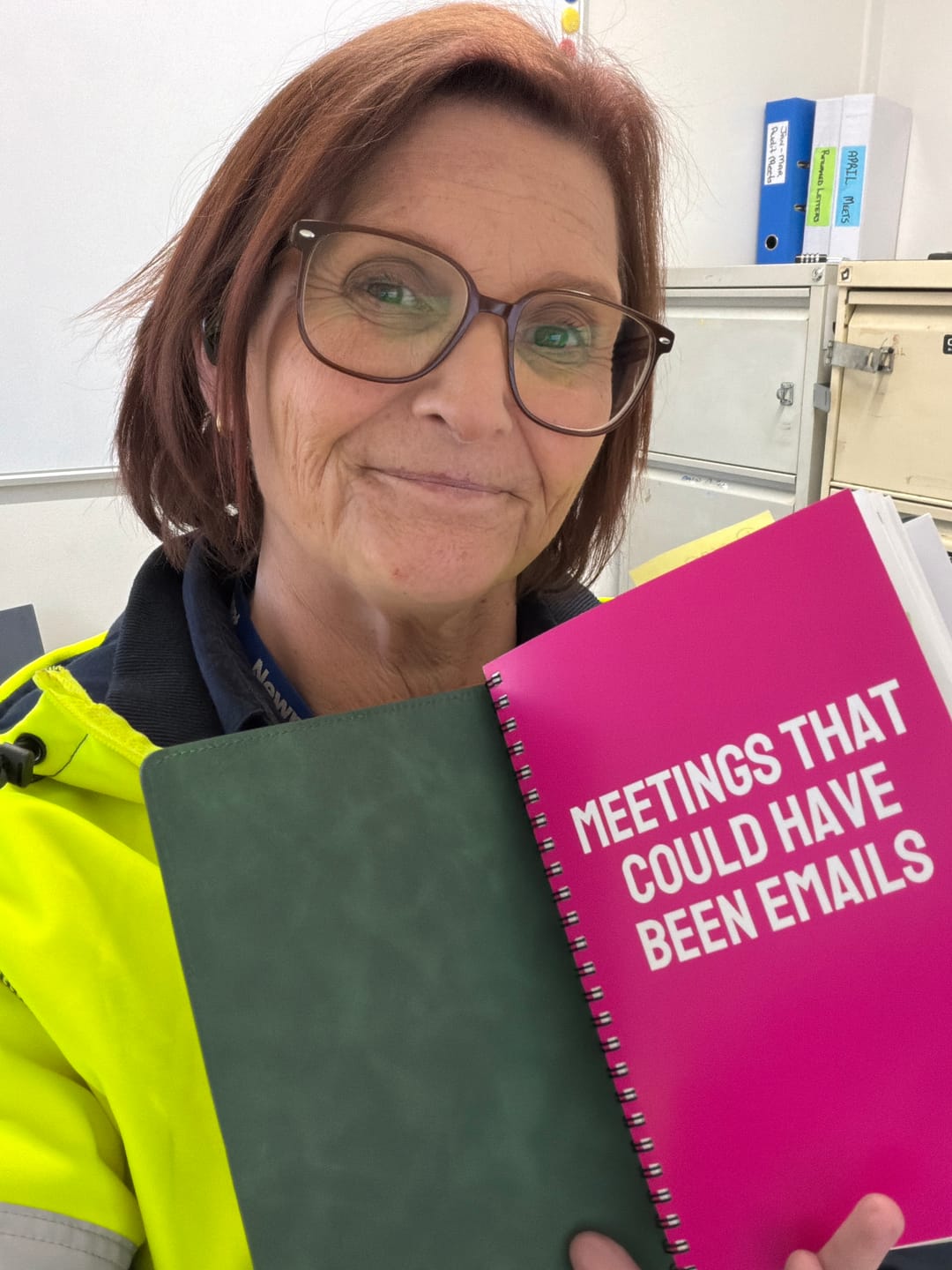 Customer photo review of Things I Can't Say Because I Will Get Fired Notebook