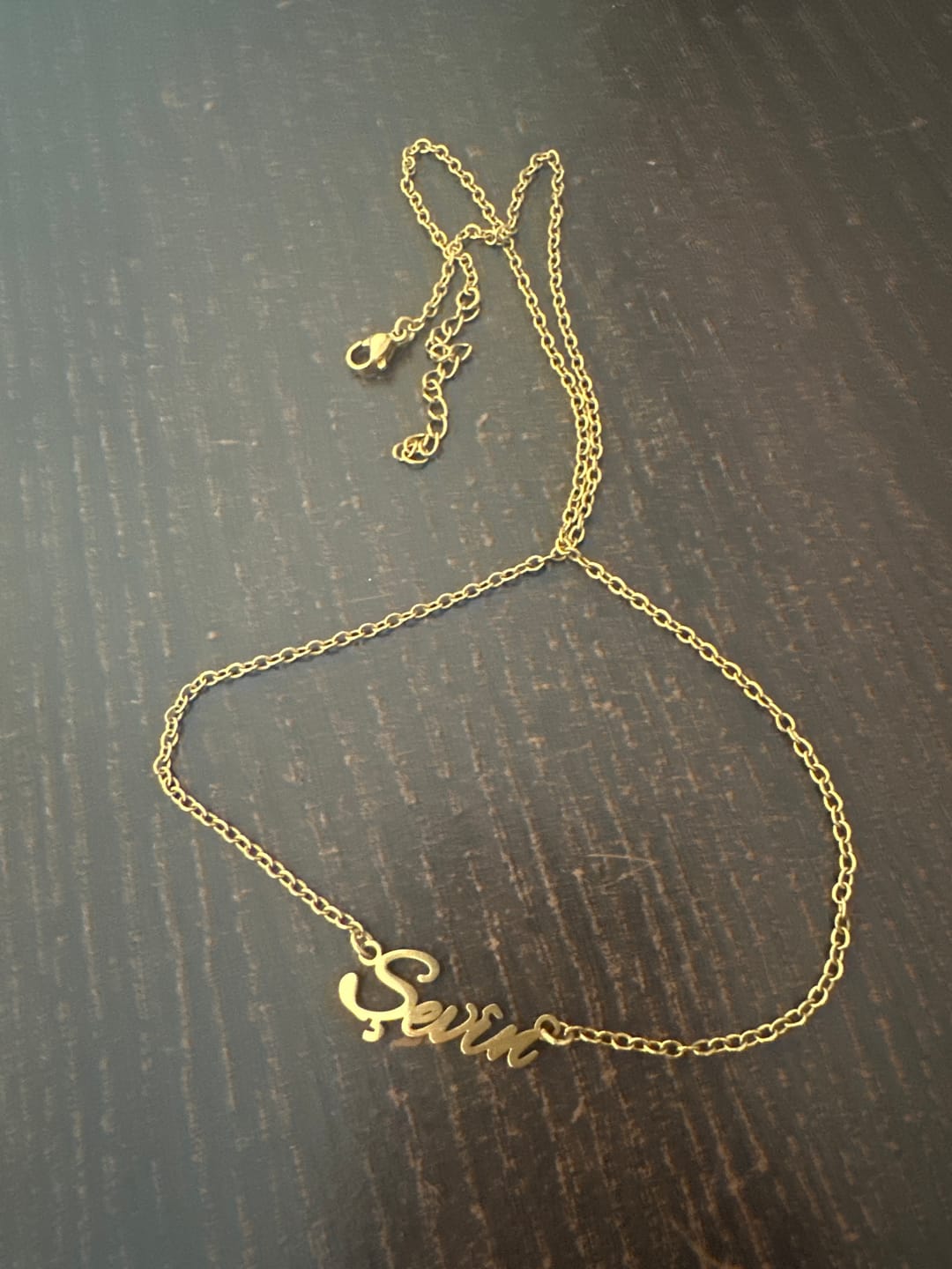 Customer photo review of Personalisierbare Namenskette