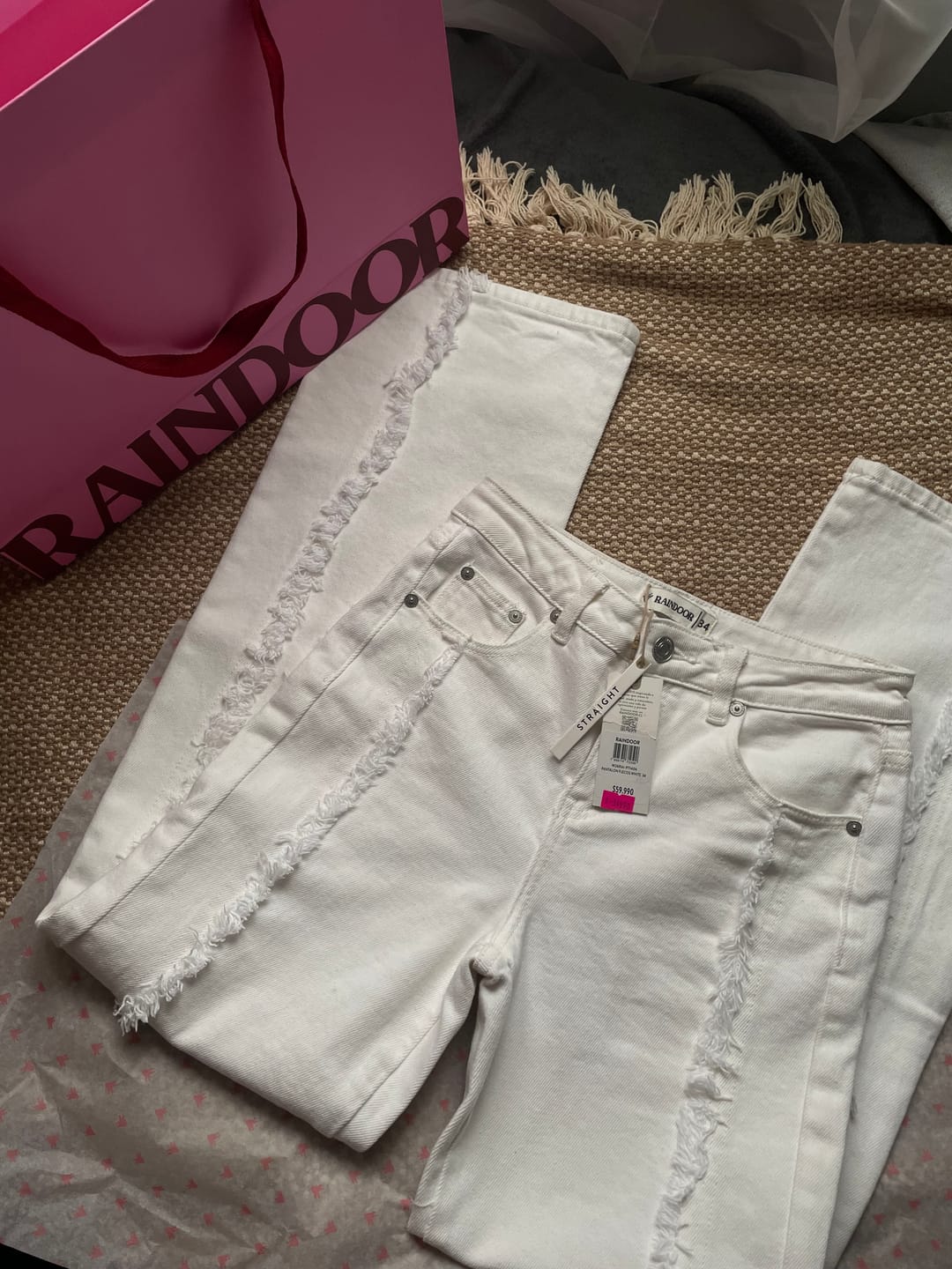Customer photo review of Pantalón Flecos White