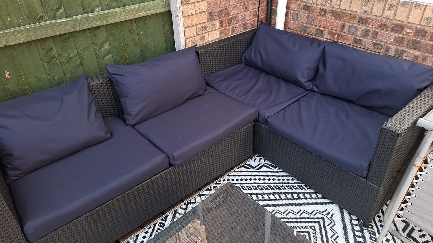 Customer photo review of Plain Textured Waterproof Polyester Fabric