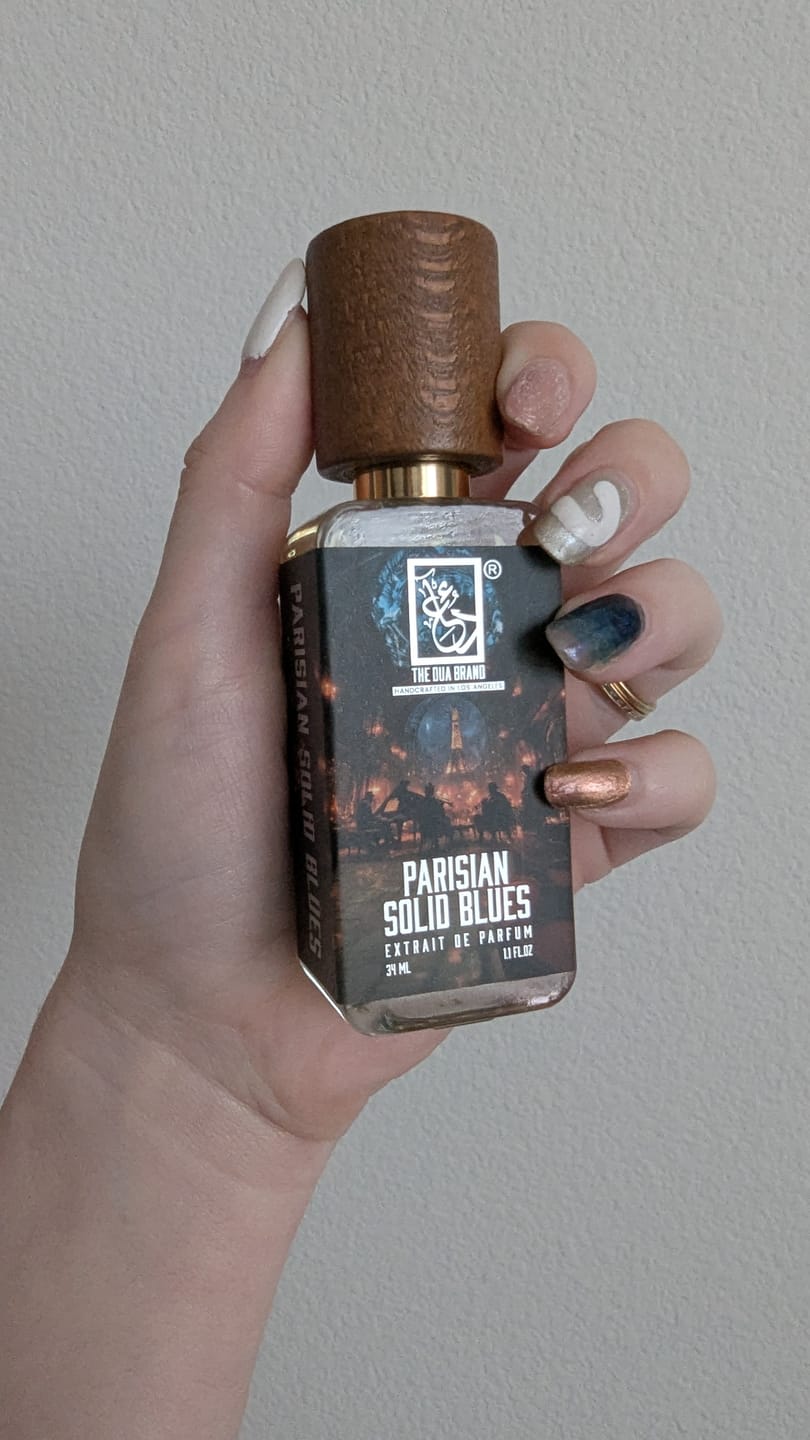 Customer photo review of Parisian Solid Blues