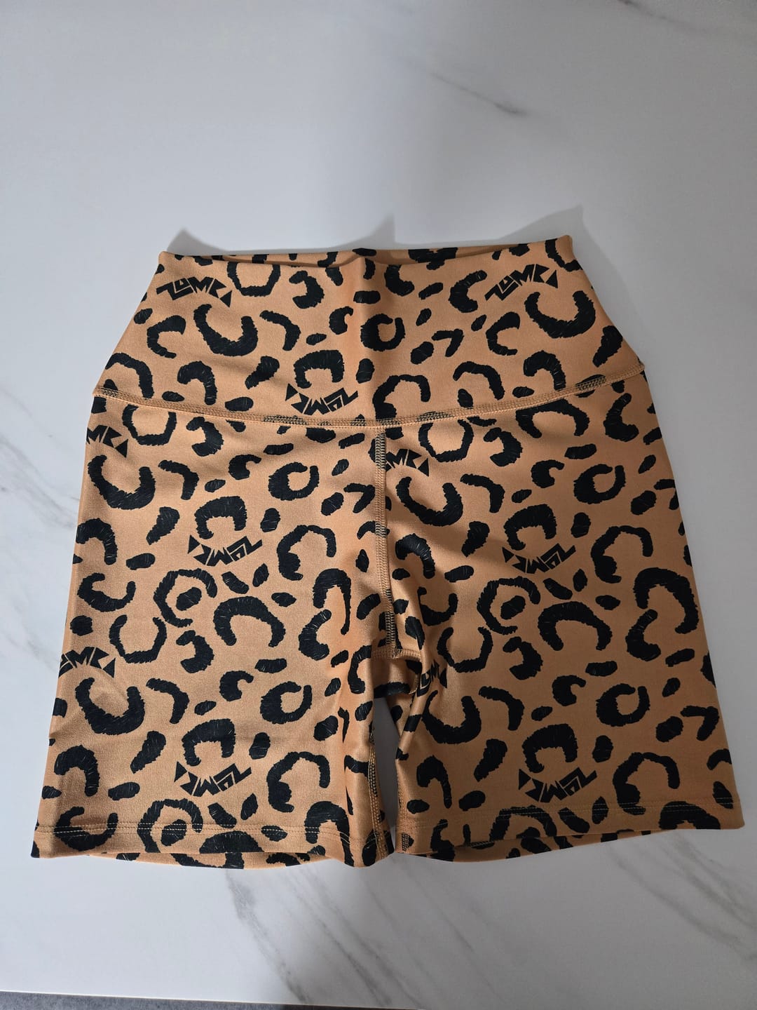 Customer photo review of Zumba Wildbeat High Waisted Biker Shorts